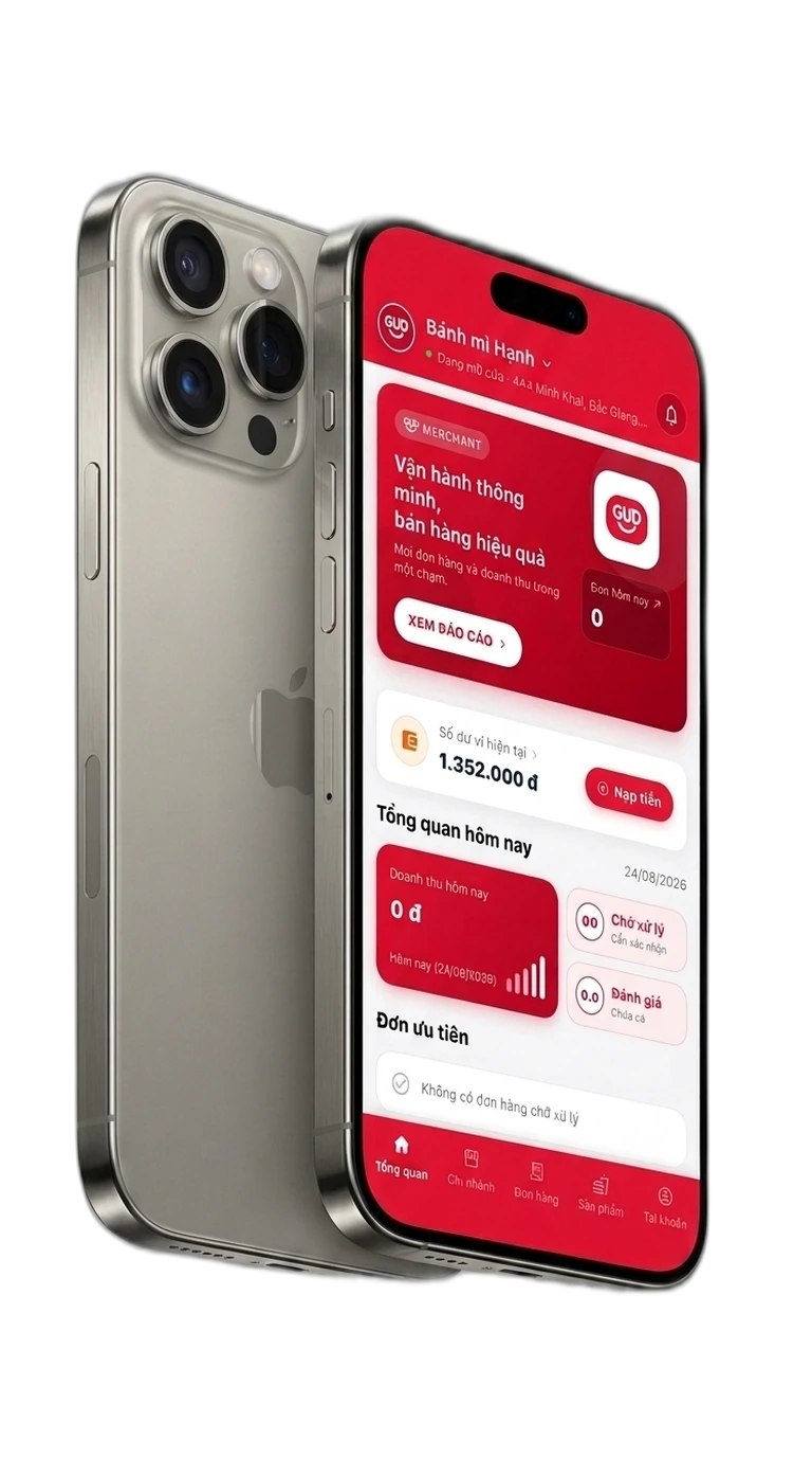 GUD Merchant App UI